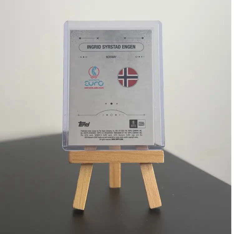 2025 Topps Merlin UEFA Women's Euro Ingrid Syrstad Engen /50