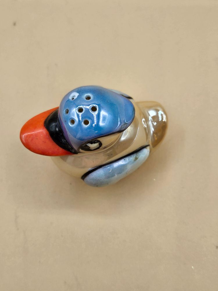 Peach Lustre Bird Single Shaker