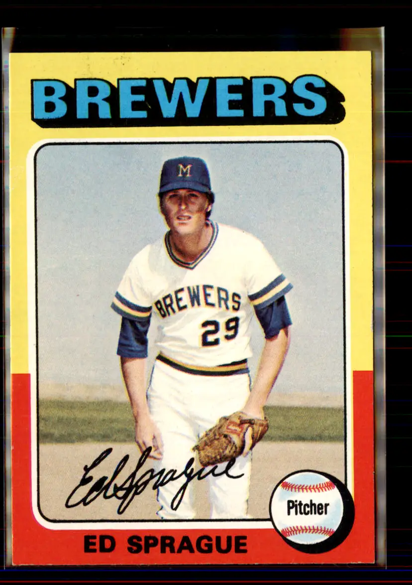 Ed Sprague 1975 Topps #76 - Milwaukee Brewers - (pk4-45)