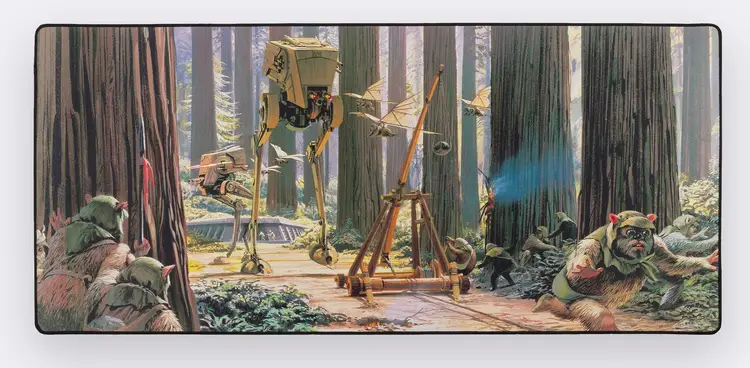 Novelkeys - Star Wars Endor Battle Deskmat