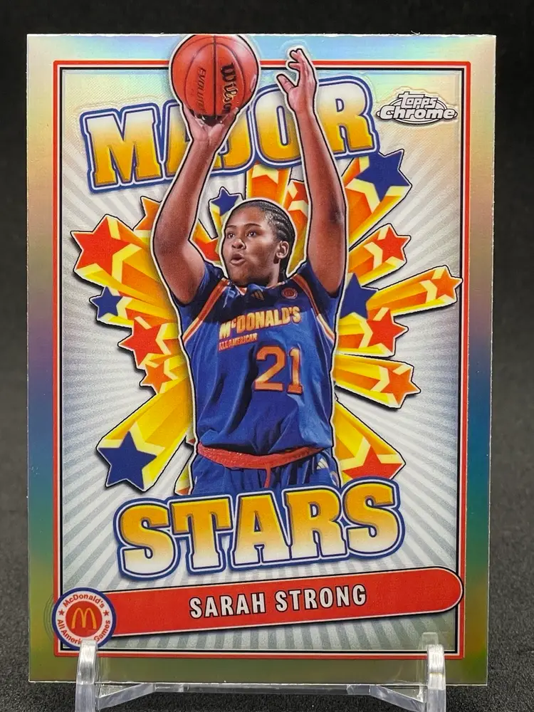 2024 Topps Chrome McDonald's All American - Major Star Sarah Strong #SES-SAS