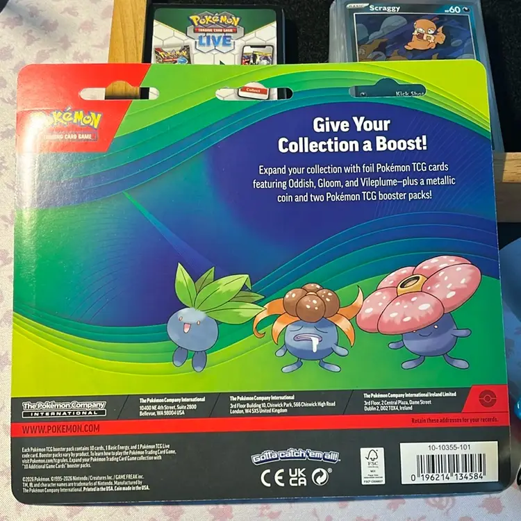 Pokémon Trading Card Game Enhanced 2-Pack Blister from the Phantasmal Flames set.