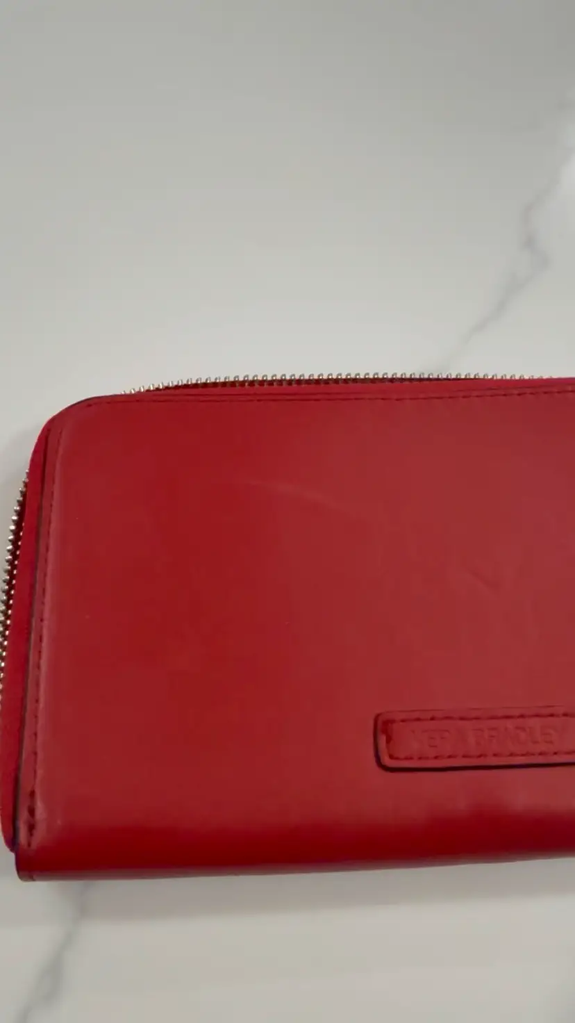 Vera Bradley Red Long Wallet