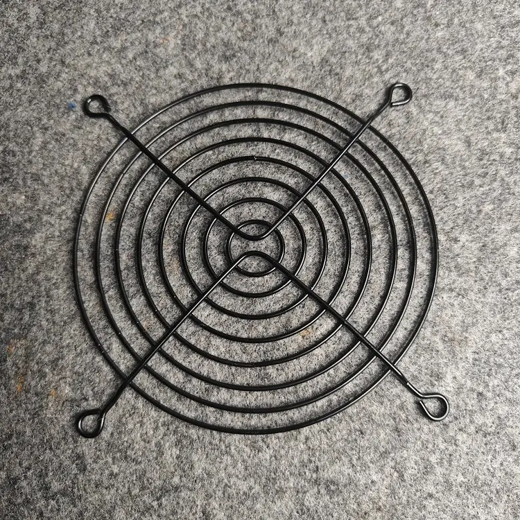 2x NEW 4.5" Wire Fan Grill Covers – Metal Guard for 120mm PC/Industrial Fans