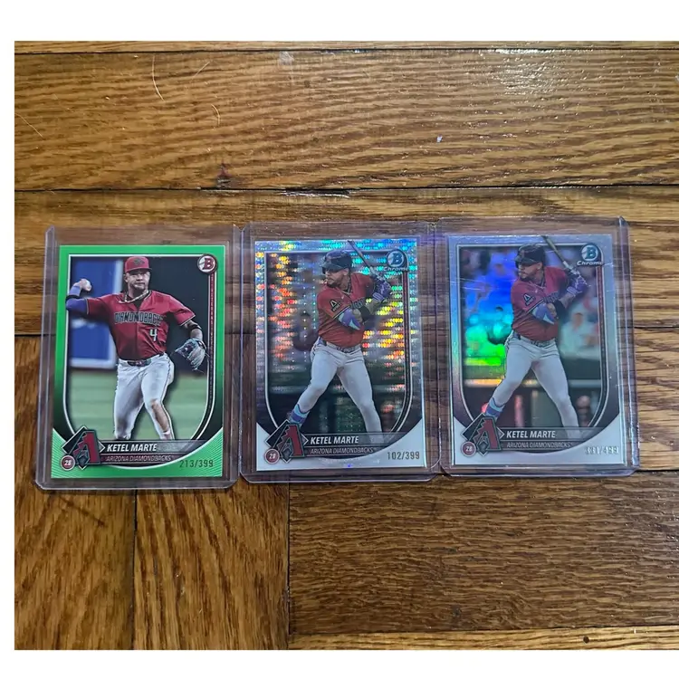 Ketel Marte #’d 2025 Bowman Lot Arizona Diamondbacks