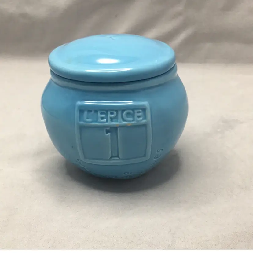 Vintage Anthropologie French L' Spice Jar Pot #1 (1-322)