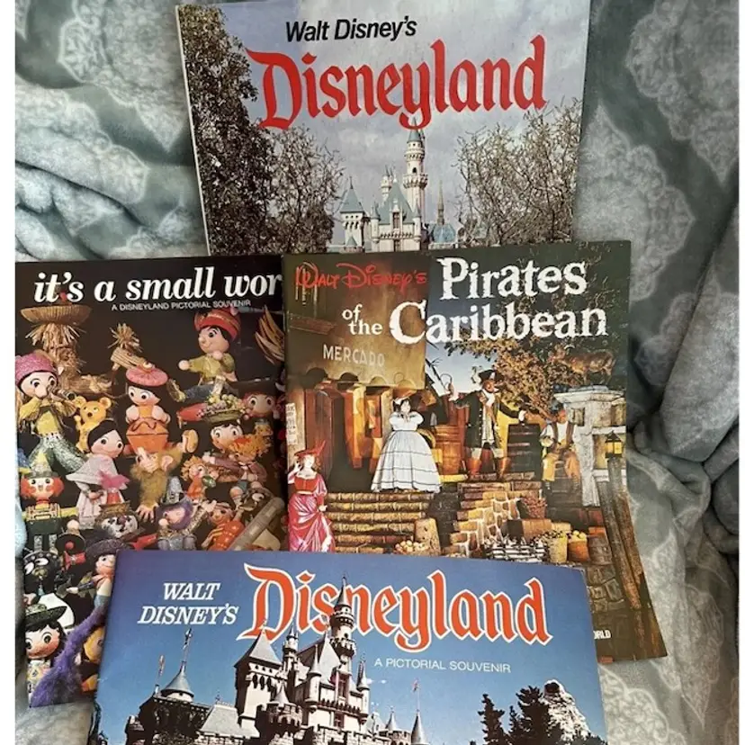 Vintage Books & Brochures From 60’s & 70’s From Disneyland