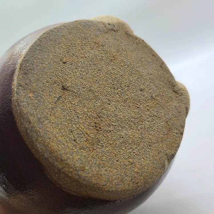 Vtg Art Pottery Honey Pot W Wooden Dipper Mahon Style