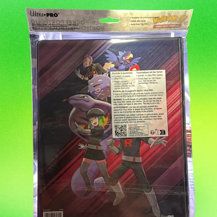 Ultra Pro Team Rocket Giovanni And Mew 9-Pocket Binder