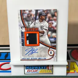 Justin-Henry Malloy RC 11/25 Major League Material Relic Player Worn Detroit Tigers