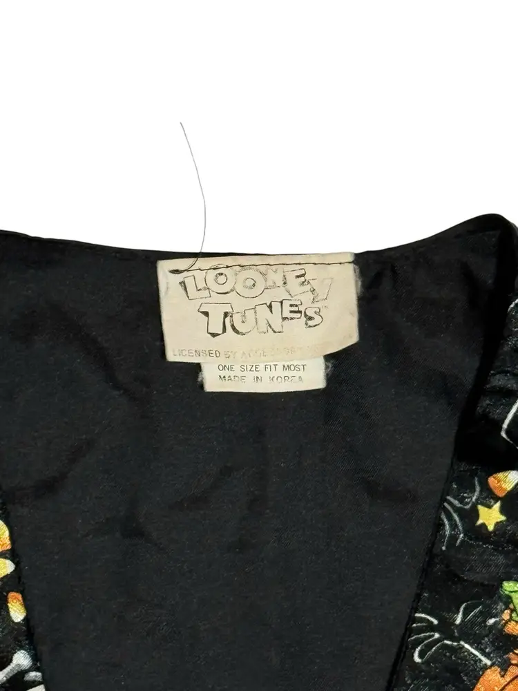 Vintage Looney Tunes Womans Halloween Trick Twick Or Treat Vest One Size Tweety