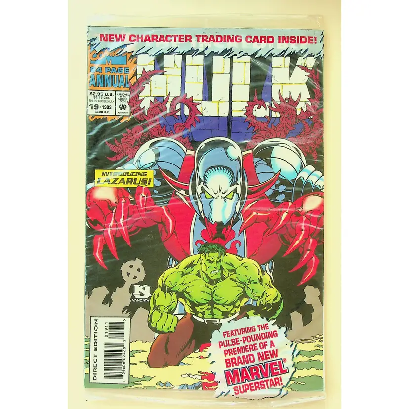 Incredible Hulk Annual #19 (1993, Marvel) - Sealed with card - Near Mint