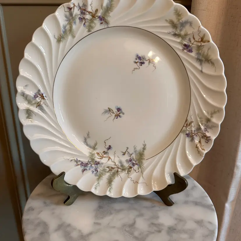 B - French Haviland Limoges “Orsay” Porcelain Serving Plate