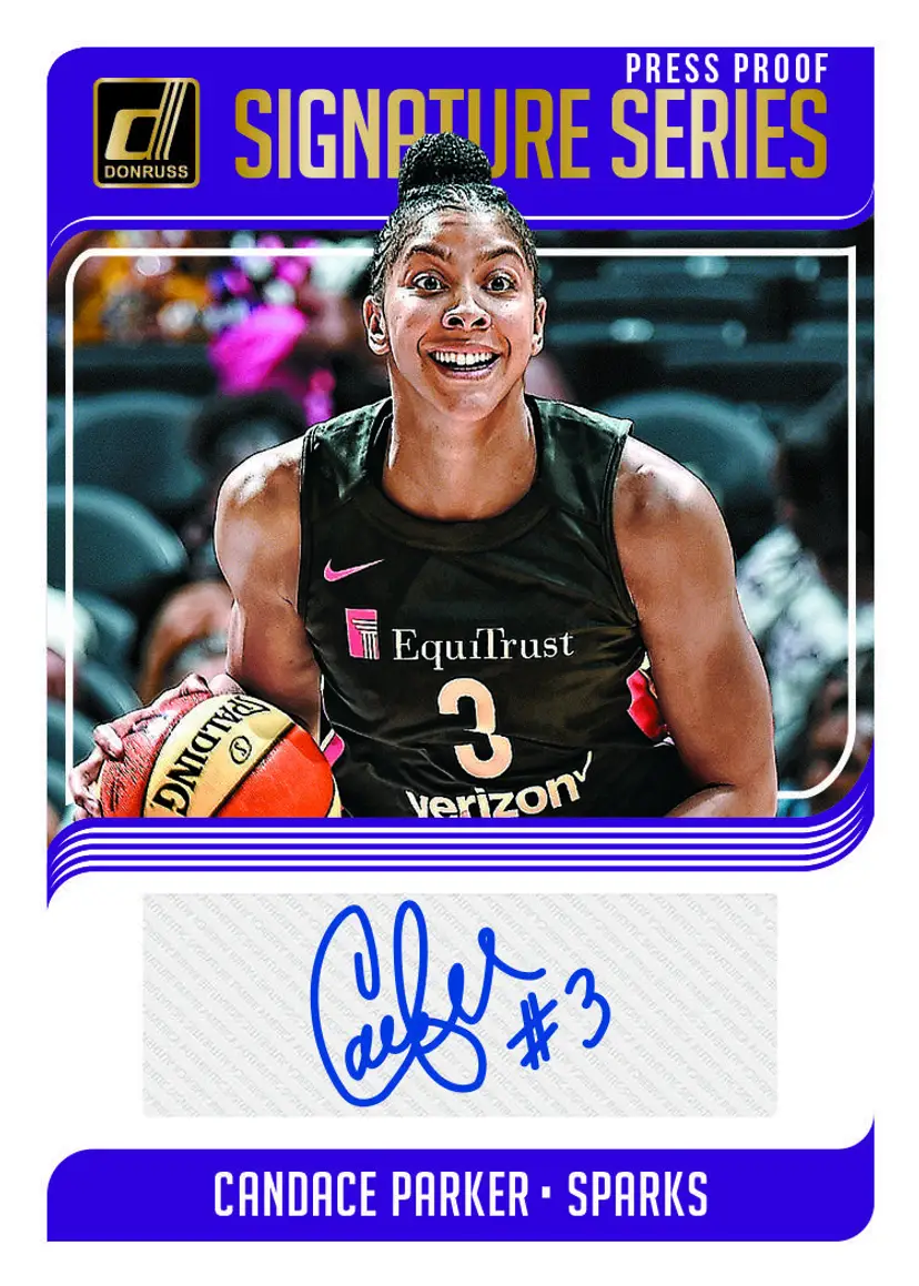 Donruss Signature Series Candace Parker Sparks Card