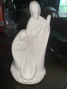 Vintage Holy Family Statue