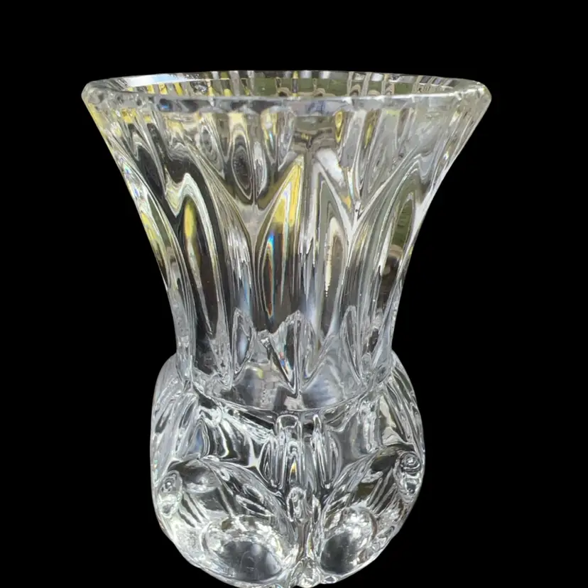 Small Glass Crystal Toothpick Holder