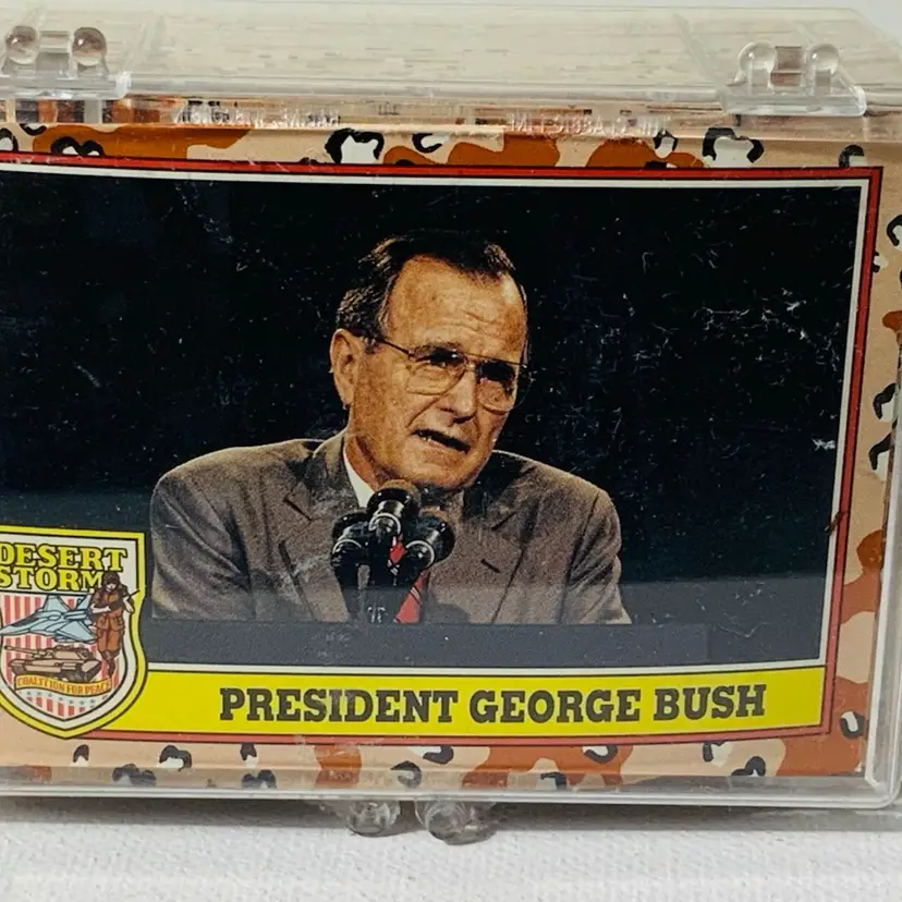 Complete Vintage 1991 Desert Storm Homecoming Welcome Home Trading Cards Sticker Set Cards 177-264 With The Green Border Puzzle Set 1