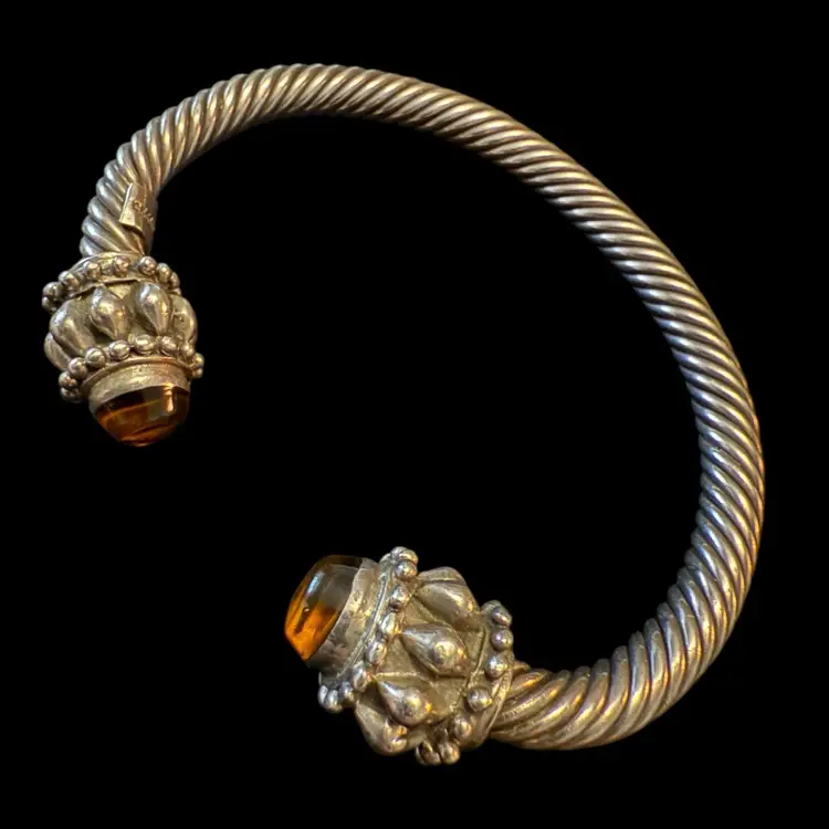 A Sterling Silver Taxco .926 Adjustable Cuff Bracelet 3” Opening 50 Grams