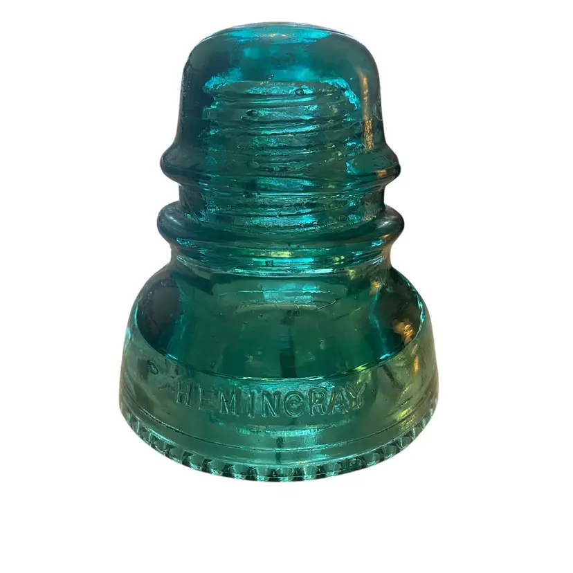 Vintage - Hemingray No.40 - Glass - Railroad - Telegraph - Insulator USA