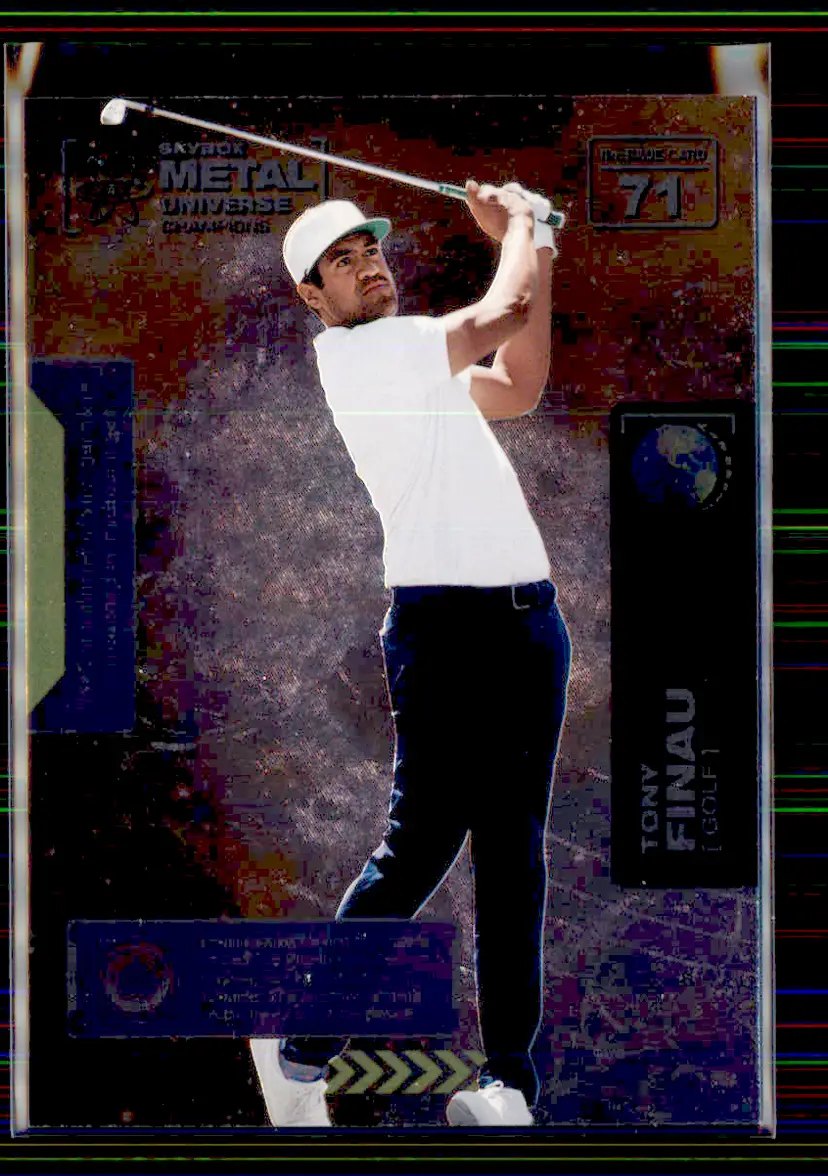 Tony Finau 2021 SkyBox Metal Universe Champions #71 - nan - (153-198)