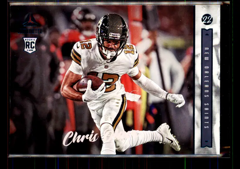 Chris Olave 2022 Panini Chronicles Luminance Football Teal #218 - (113) - New Orleans Saints