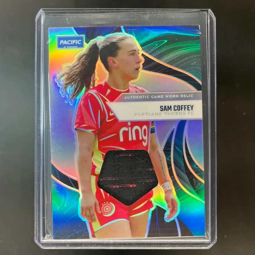 Sam Coffey 2025 Parkside Pacific NWSL 2 Color Relic Soccer Card