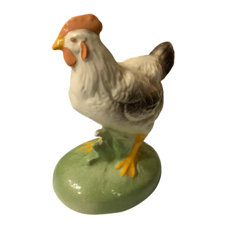 #06 - 5.75” Tall Sweet Vintage Chicken Figurine