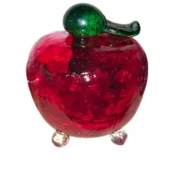 Crackle Glass Fruit Fly Trap 4”