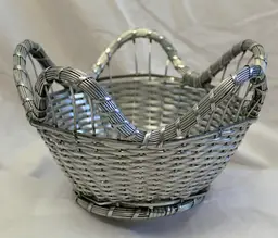 Metal Woven Basket