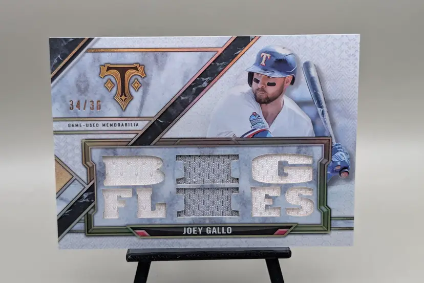 Joey Gallo #/36 2021 Topps Triple Threads Big Flies Relics #TTR-JG3 - Texas Rangers - (153-402)