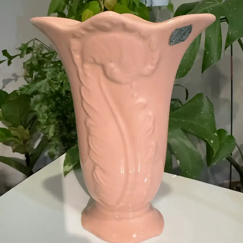 Vintage 8.5”Chadwick China Pink Vase