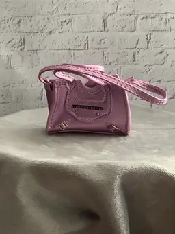 Metallic Pink Minibrand Tote