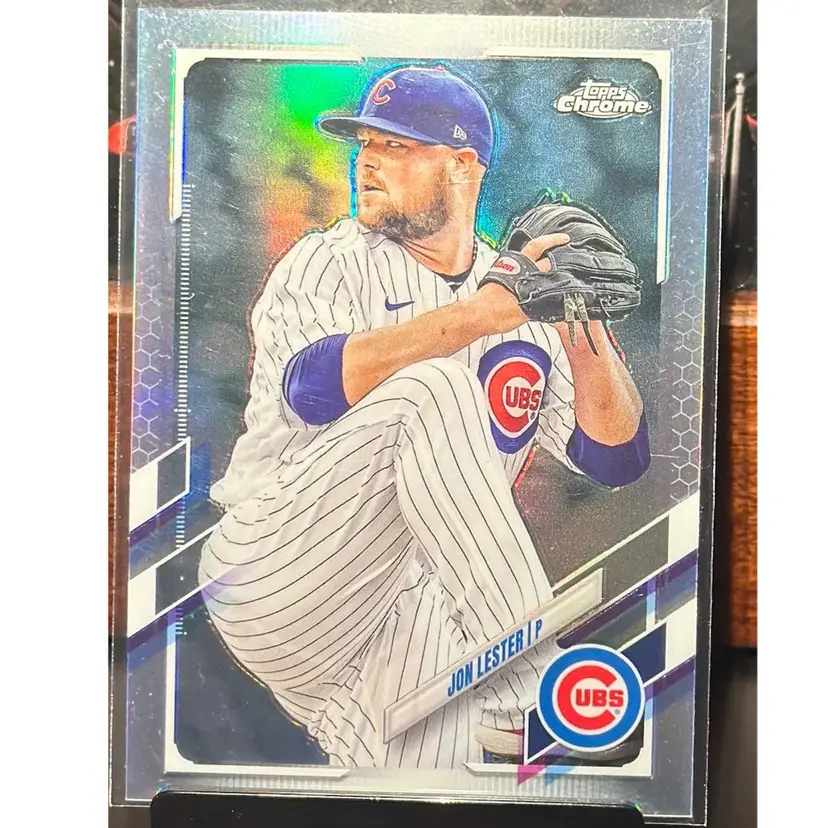 Jon Lester Chicago Cubs 2021 Topps Chrome Refractor