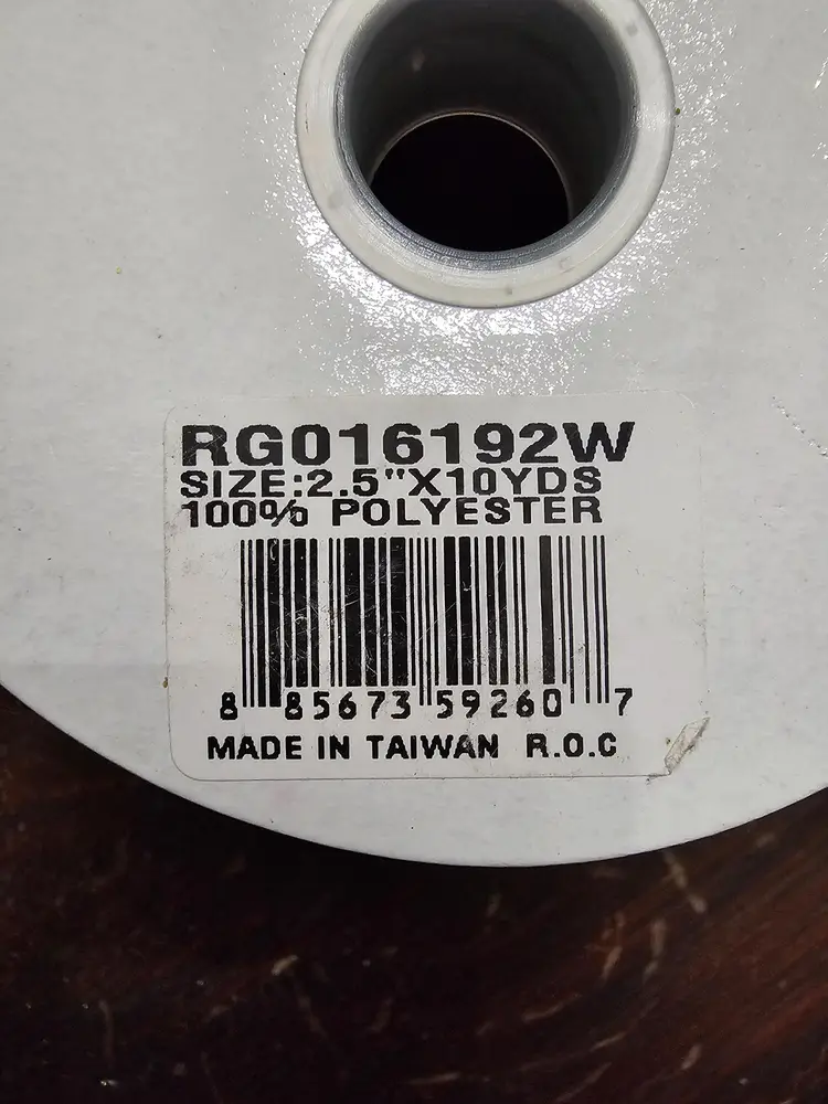 Sparkling Red and Green Harlequin Ribbon 2.5x10yrd