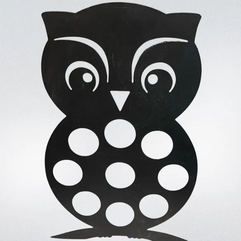 Metal Owl - K/ Cup Holder??