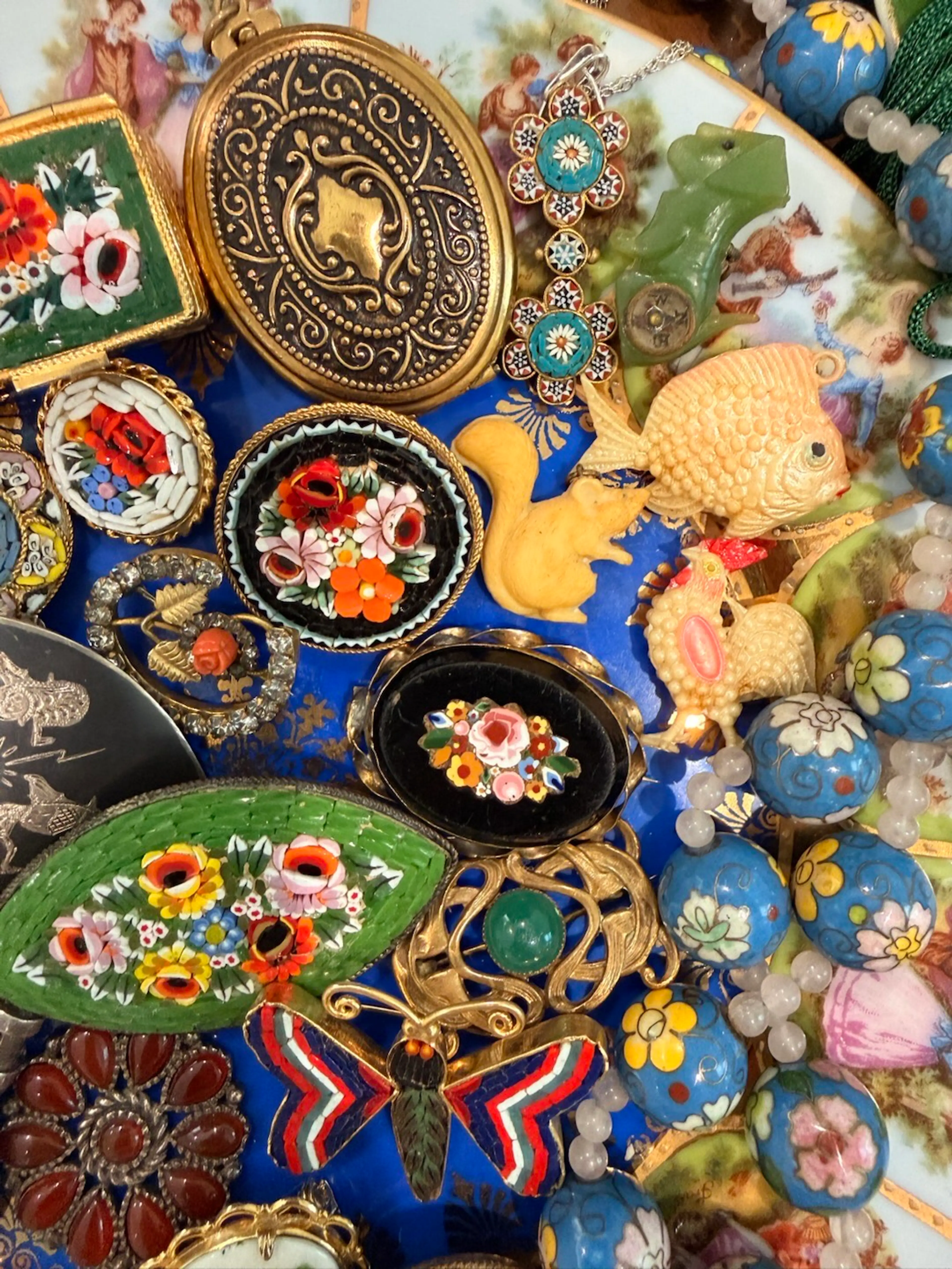 Jewelry Dig! New To Us Sterling, Micros, Cloisonné And More! 