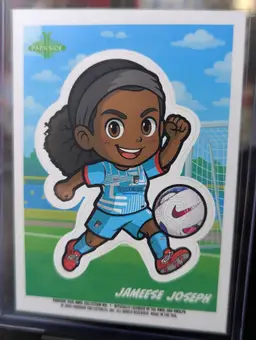 2025 Parkside NWSL Vol 1 Sticker Jameese Joseph Chicago Stars
