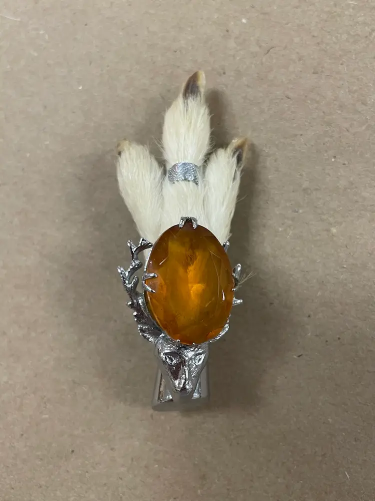 Vintage Scottish Grouse Foot Kilt Pin Brooch