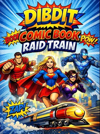 CHOO-CHOO Comic Train Is Here! 🚂 
