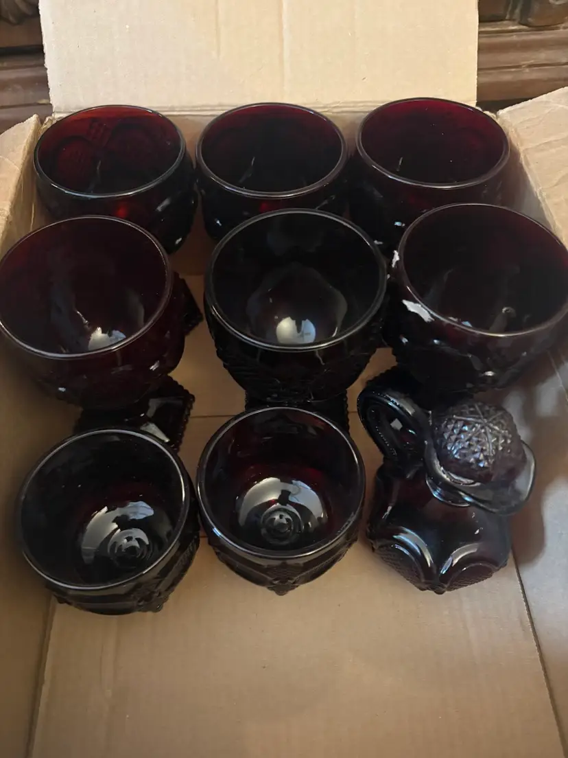 Avon Ruby Red - Nine Pieces