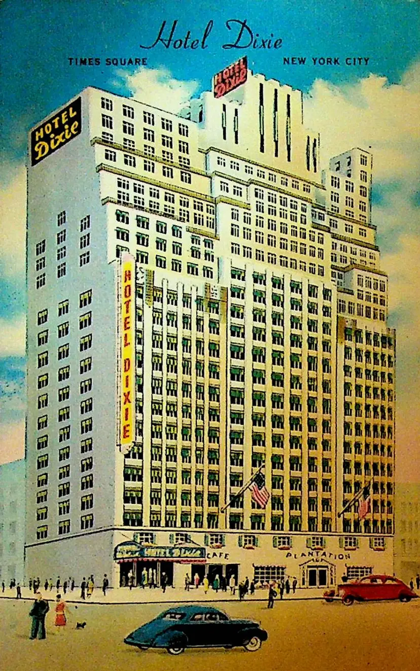 Hotel Dixie Times Square New York City Postcard