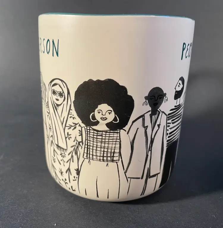 Opal House Ceramic Coffee Tea Mug People Person Diverse
