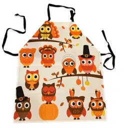 New Thanksgiving Owl Theme Apron