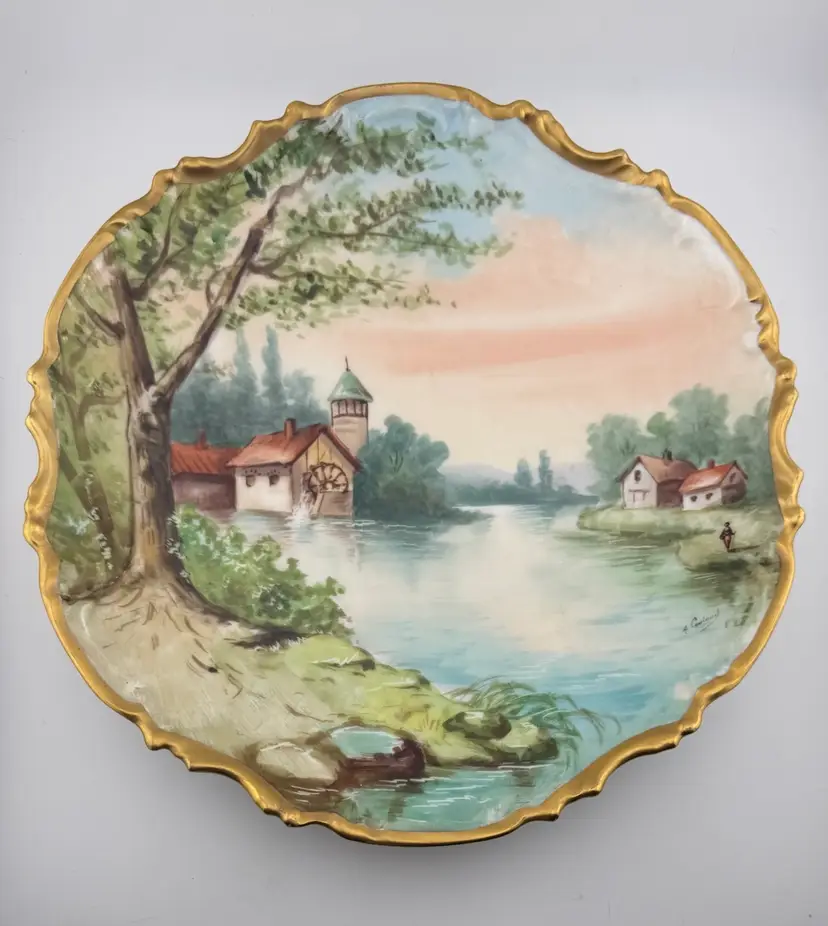 Limoges LBDC Flambeau Plate