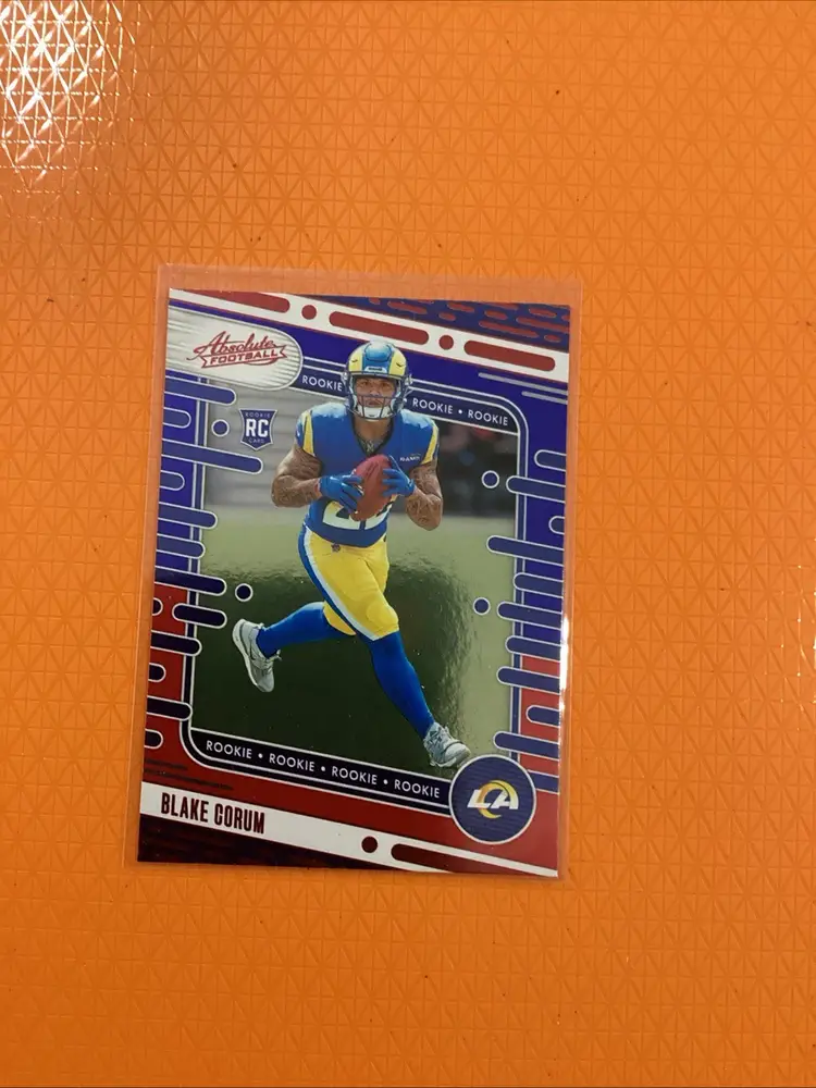 2024 PANINI ABSOLUTE HOLIDAY BLAKE CORUM #168 RED BLUE Football LA CHARGERS RC