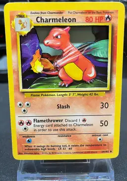 Vintage Charmeleon Custom 3d Card