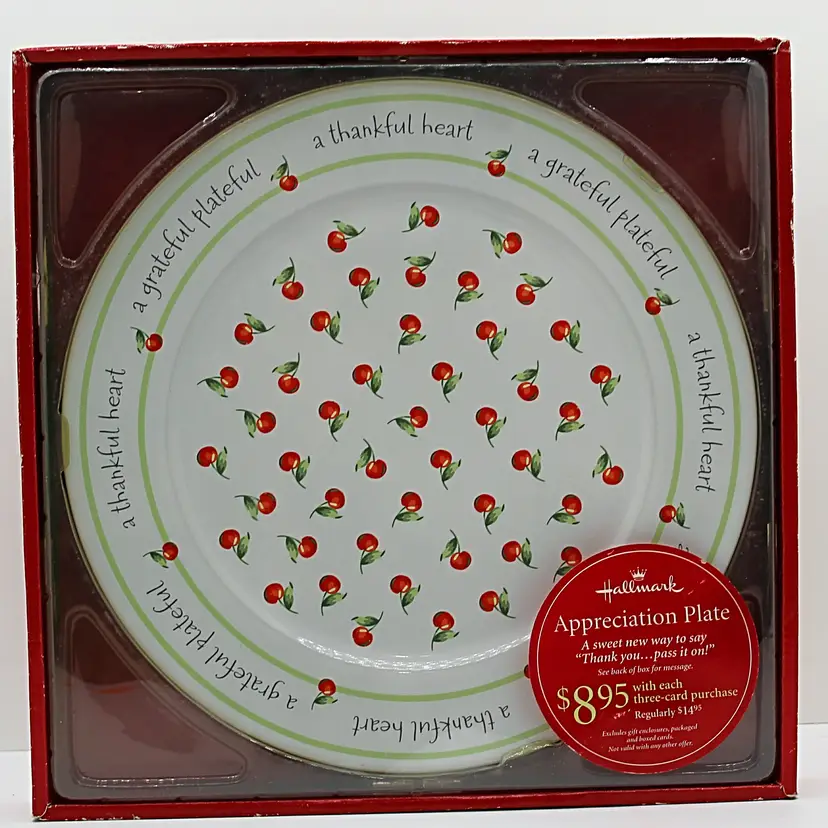 NOS Hallmark 2005 Appreciation Plate