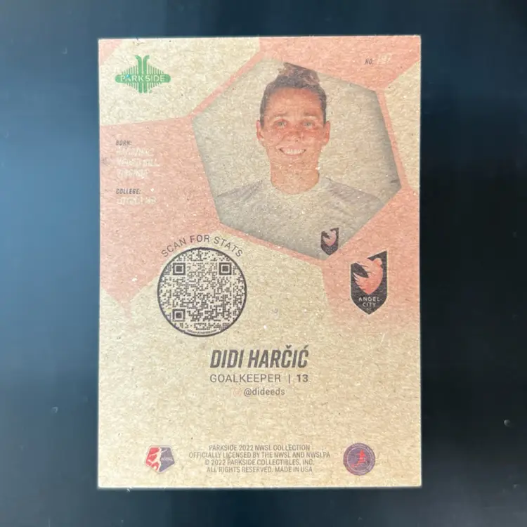 Didi Haracic 2022 Parkside NWSL Vintage Stock /200 Soccer Card