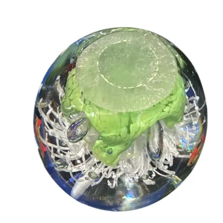 Paperweight Globe Large Maritime 1970s