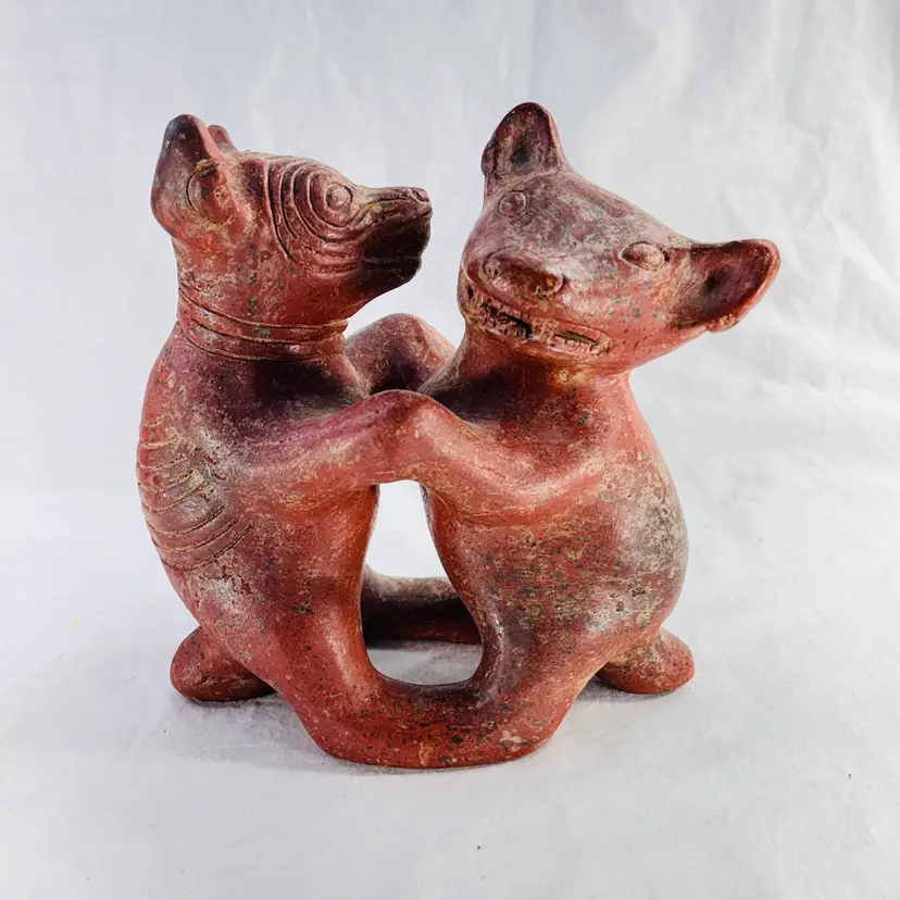 Mexican Folk Art Pottery Dancing Critters